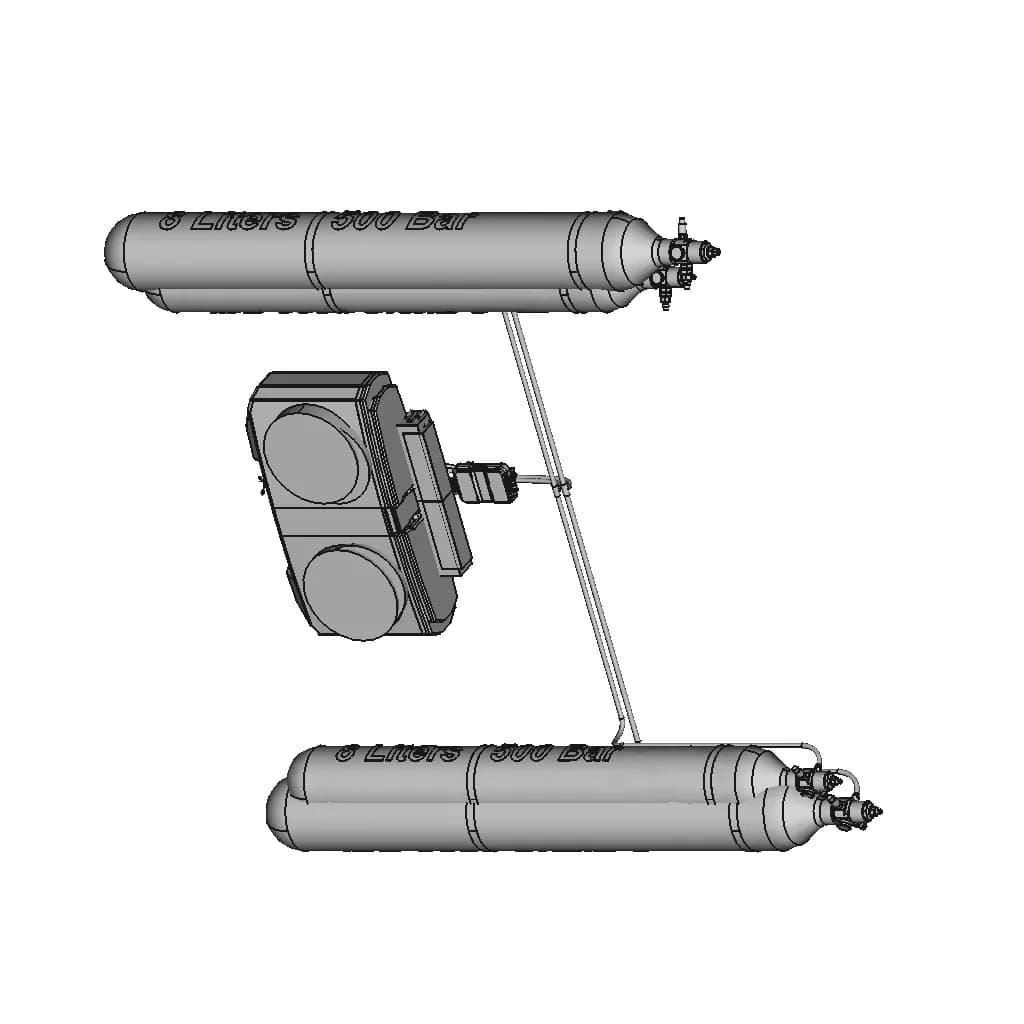 Uav Plane “H2O” ) - Downloadable CAD Representation_60_30_degree_snapshot