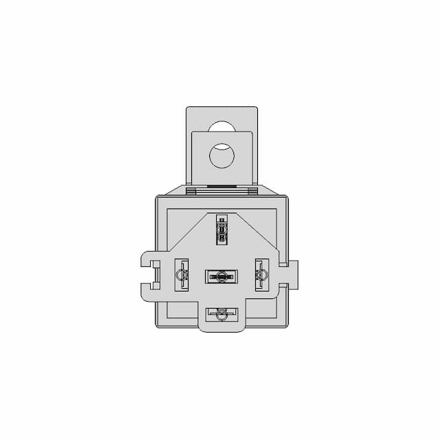 30-40 Amp Relay Assembly With Mount And Plug Automotive Style | 3D Engineering Design File