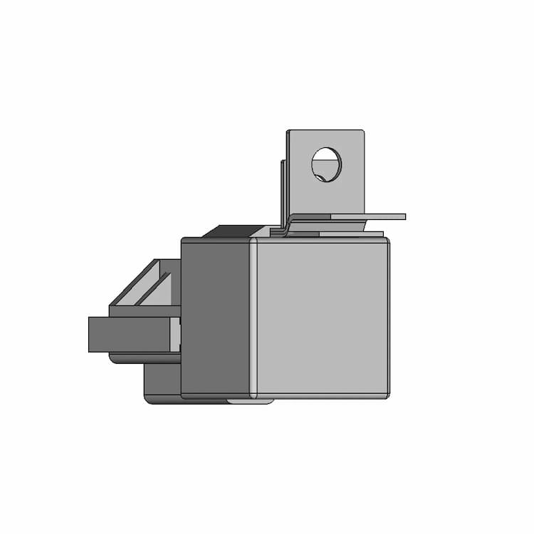 30-40 Amp Relay Assembly With Mount And Plug Automotive Style | 3D Engineering Design File