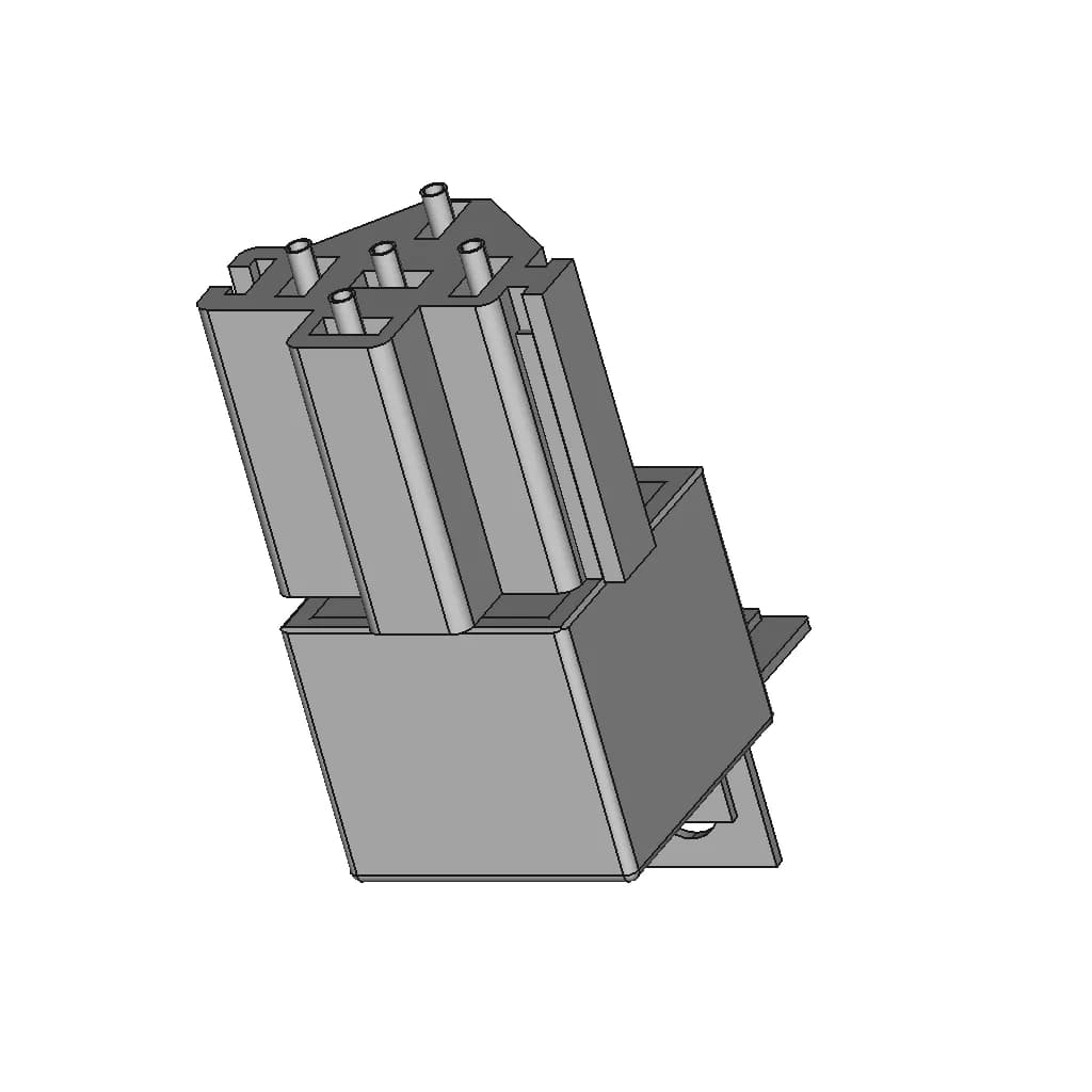 30-40 Amp Relay Assembly With Mount And Plug Automotive Style | 3D Engineering Design File_60_30_degree_snapshot