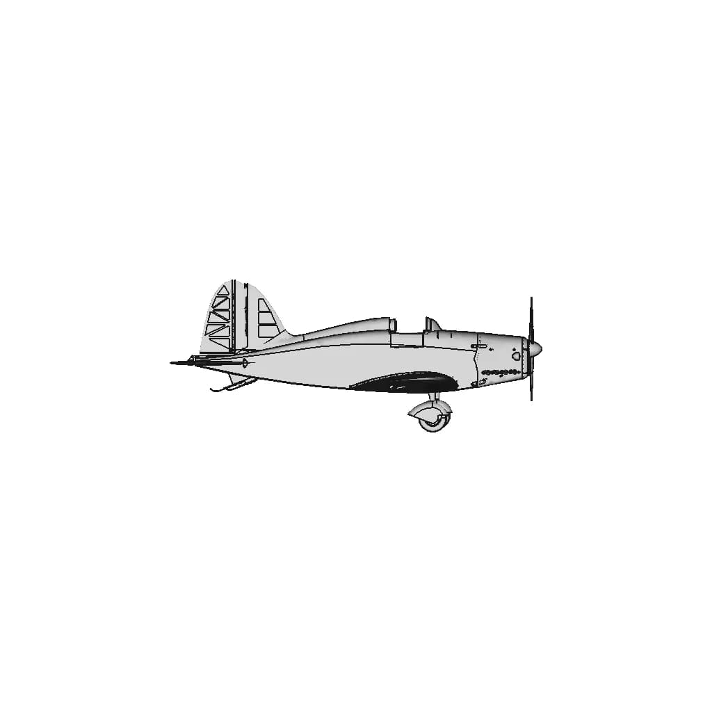 The G-22 Aircraft Was Built In 1936. | 3D Engineering Design File_0_270_degree_snapshot