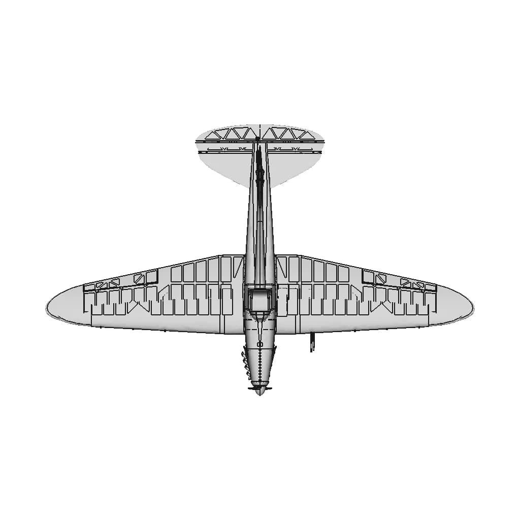 The G-22 Aircraft Was Built In 1936. | 3D Engineering Design File_270_0_degree_snapshot