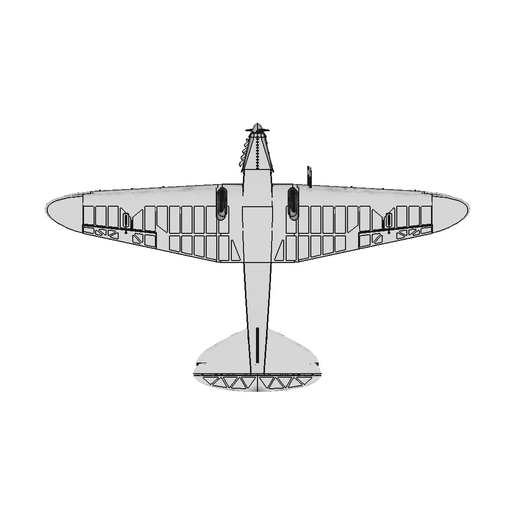 The G-22 Aircraft Was Built In 1936. | 3D Engineering Design File_90_0_degree_snapshot