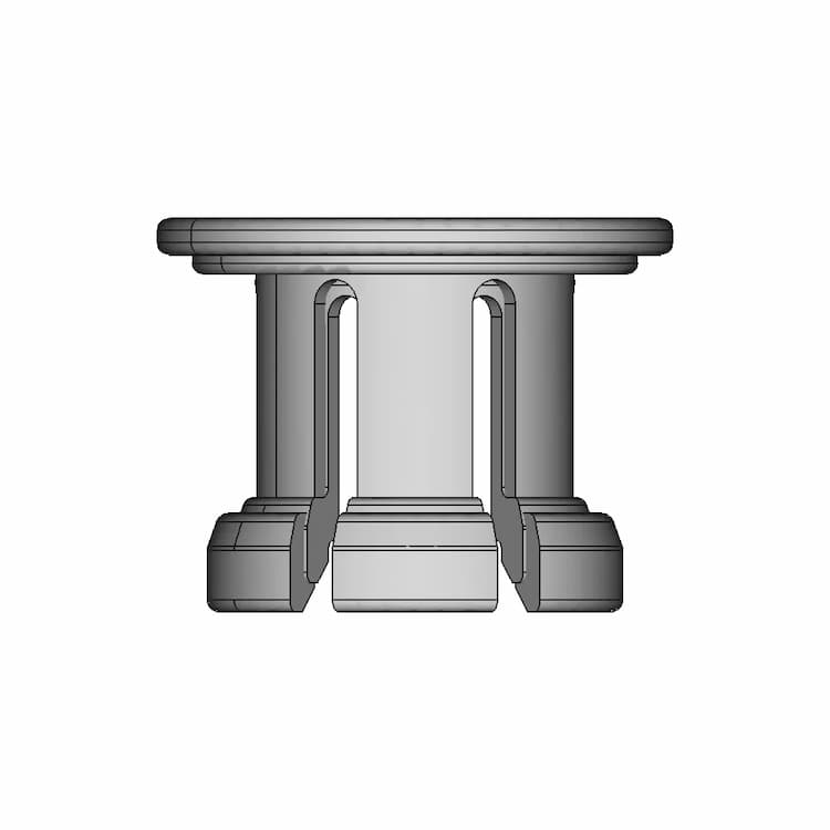3D Printable Bioreactor For Deep Space Food Production - Downloadable CAD Representation