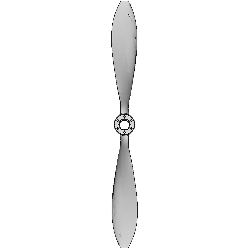 Drone Propeller Design - Standard Mechanical Component_0_0_degree_snapshot
