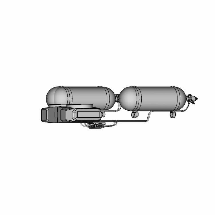 Vtol Uav With Hydrogen Power Cell - Downloadable CAD Representation