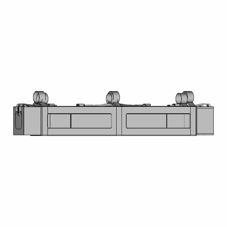 Vtol Uav With Batteries - Downloadable CAD Representation