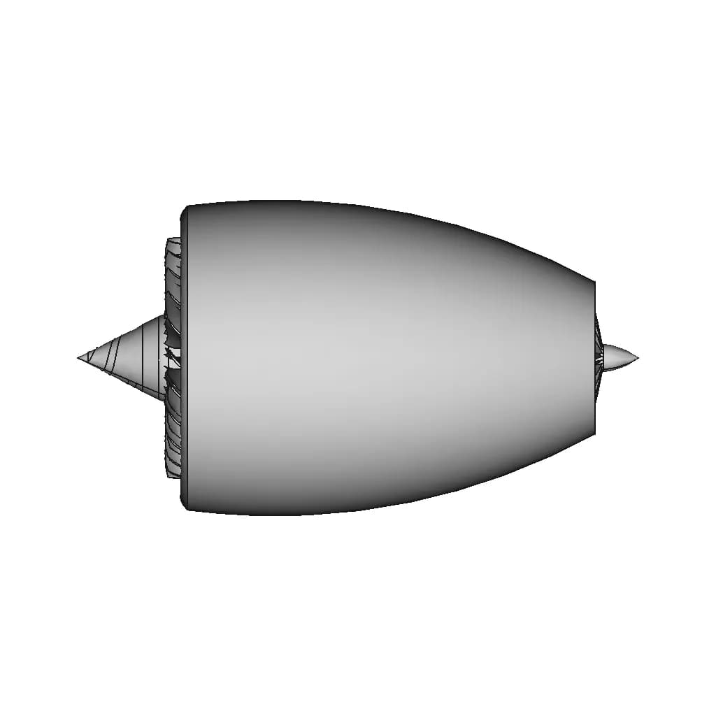 Turbofan | High-Quality CAD Model_0_0_degree_snapshot