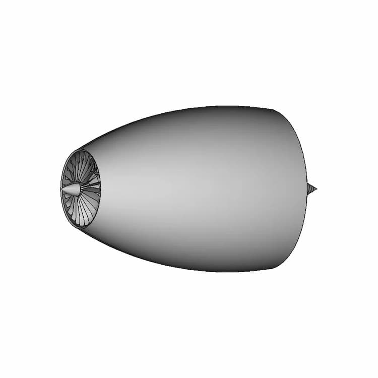 Turbofan | High-Quality CAD Model