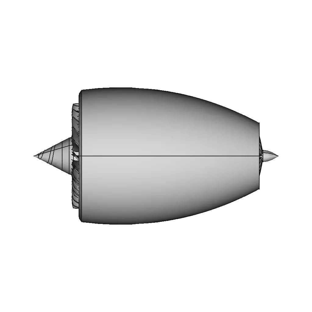 Turbofan | High-Quality CAD Model_270_0_degree_snapshot