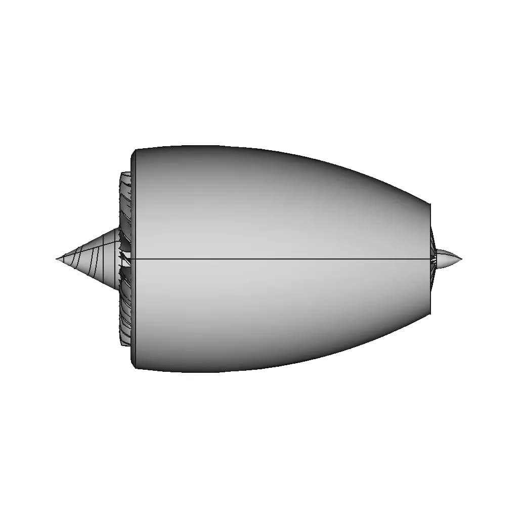Turbofan | High-Quality CAD Model_90_0_degree_snapshot