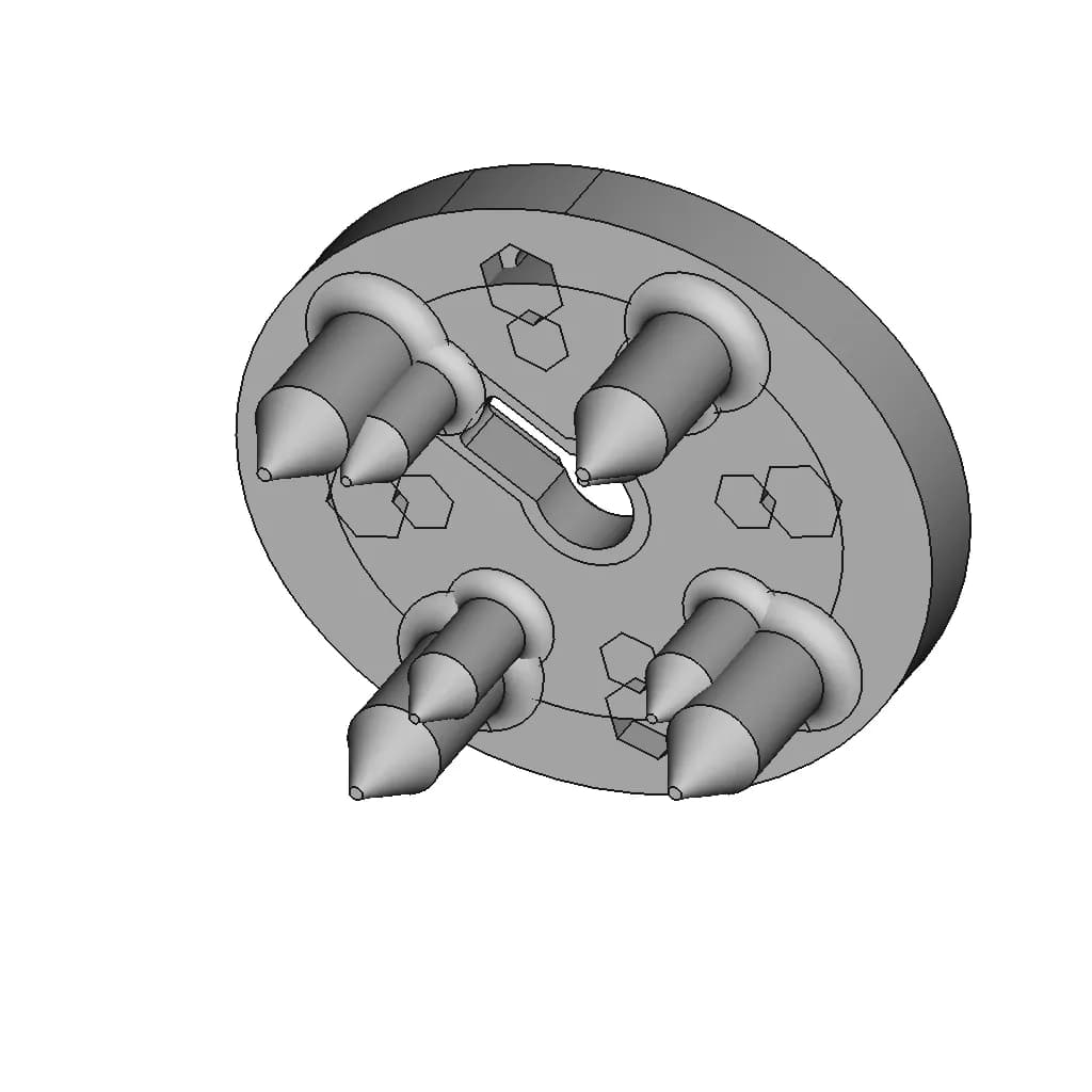 Motor Mount For Parrot Disco Fpv | 3D Engineering Design File_60_30_degree_snapshot