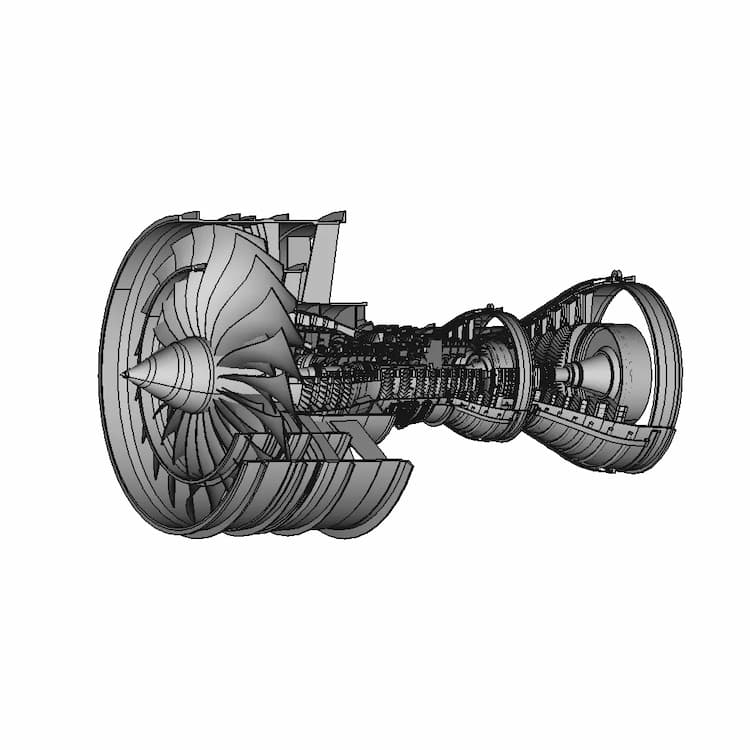 Turbo Jet Engine | 3D Engineering Design File