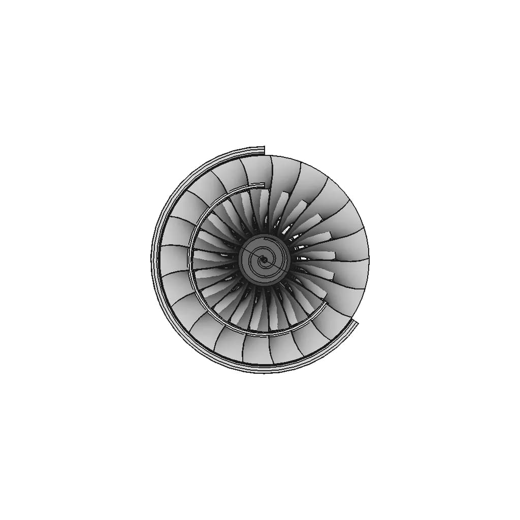 Turbo Jet Engine | 3D Engineering Design File_0_90_degree_snapshot