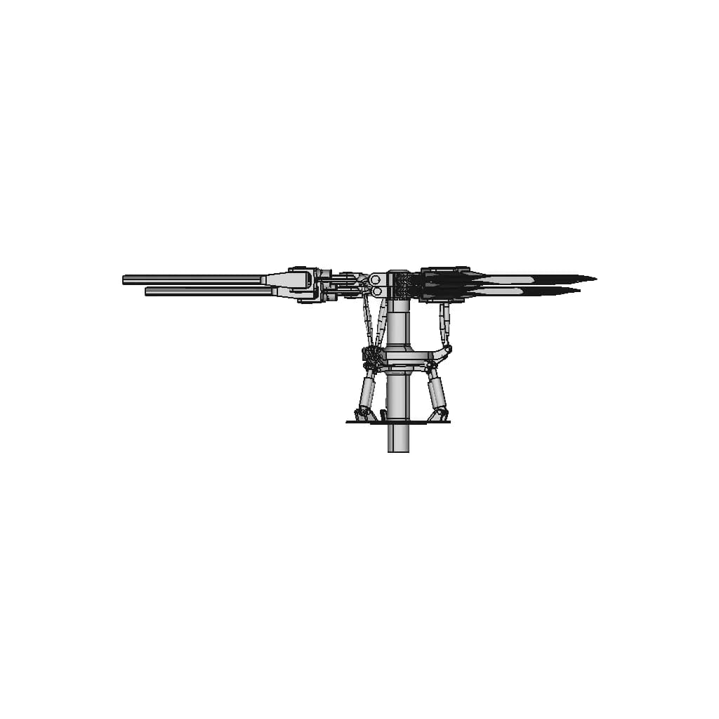 Helicopter Main Rotor Dynamics - Standard Mechanical Component_90_0_degree_snapshot