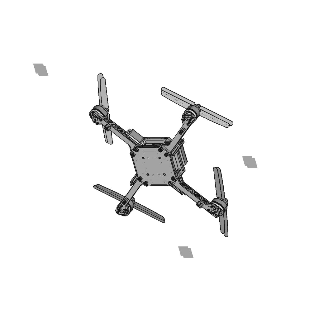 Quadcopter - Standard Mechanical Component_60_30_degree_snapshot