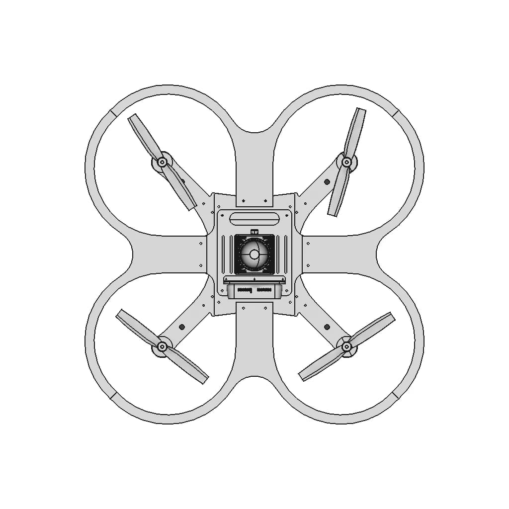 Lidar Drone | High-Quality CAD Model_0_0_degree_snapshot