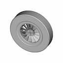 Fly Wheel With Active Cooling | High-Quality CAD Model_60_30_degree_snapshot