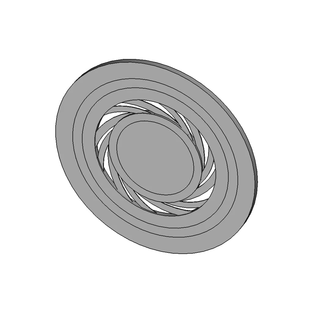 Spiral Damper And Isolator | 3D Engineering Design File_60_30_degree_snapshot