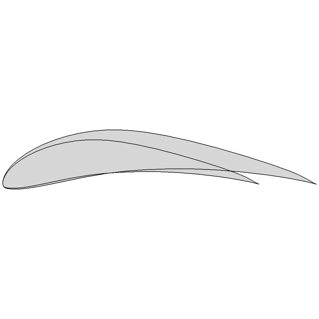 Eppler 420 Airfoil Section - Downloadable CAD Representation_0_0_degree_snapshot