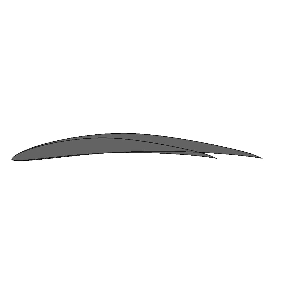 Eppler 420 Airfoil Section - Downloadable CAD Representation_60_30_degree_snapshot