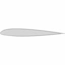 Naca 23012 Airfoil Section - Standard Mechanical Component_0_0_degree_snapshot