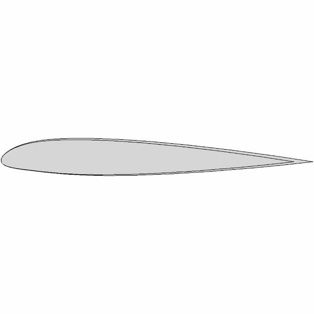 Naca 23012 Airfoil Section - Standard Mechanical Component
