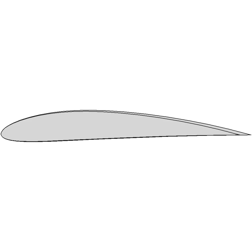 Naca 4412 Airfoil Section | 3D Engineering Design File_0_0_degree_snapshot