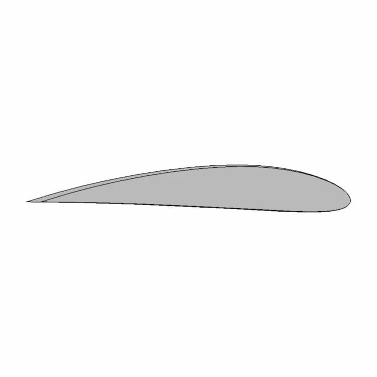 Naca 4412 Airfoil Section | 3D Engineering Design File