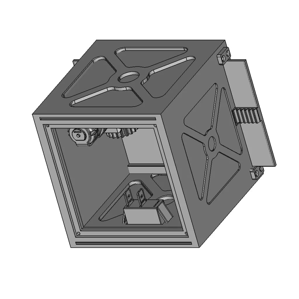 Mechanical Drag Device For Cubesat | High-Quality CAD Model_60_30_degree_snapshot