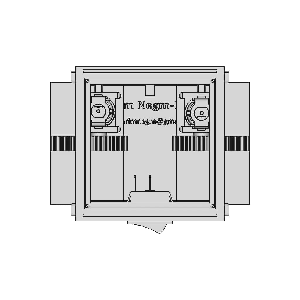 Mechanical Drag Device For Cubesat | High-Quality CAD Model_90_0_degree_snapshot