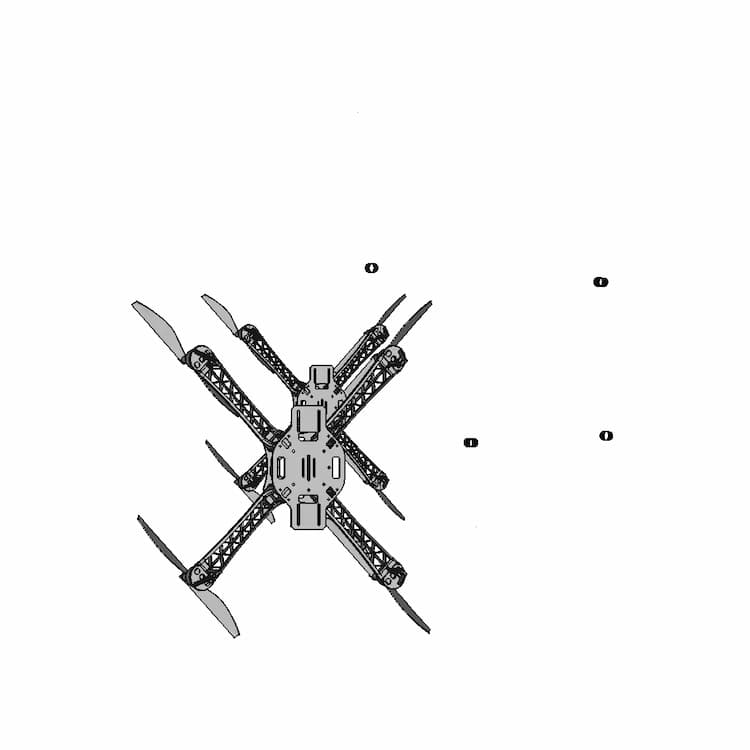 F450 Quadcopter Frame With Pixhawk 2.4.8 Flight Controller - Downloadable CAD Representation
