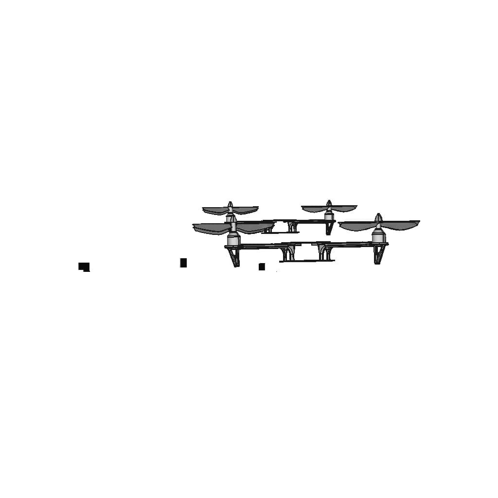 F450 Quadcopter Frame With Pixhawk 2.4.8 Flight Controller - Downloadable CAD Representation_90_0_degree_snapshot