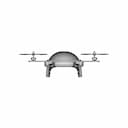 Quadcopter Drone Frame Design With Dome Enclosure | 3D Engineering Design File_90_0_degree_snapshot