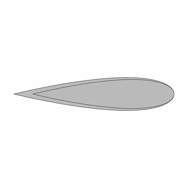 Naca 0018 Airfoil Section | High-Quality CAD Model