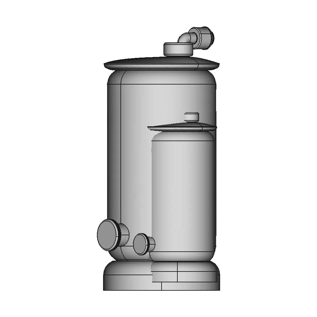 Bioreactor With Magnetic Stirr | 3D Engineering Design File_0_90_degree_snapshot