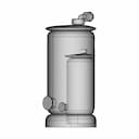 Bioreactor With Magnetic Stirr | 3D Engineering Design File_0_90_degree_snapshot