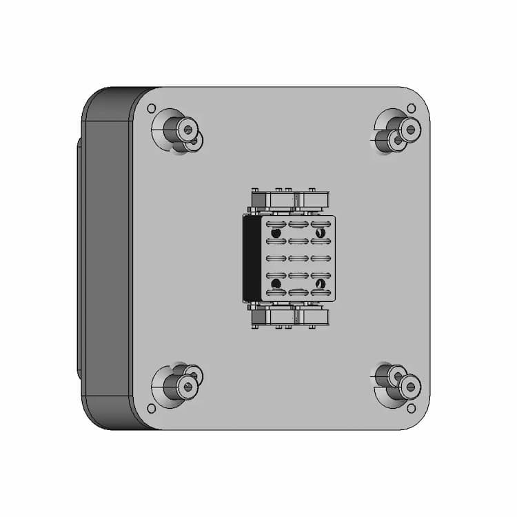 Ip67 Electronics Box With Cooler - Downloadable CAD Representation