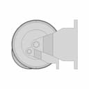 6"X2" Directional And Fix Wheel | High-Quality CAD Model_0_270_degree_snapshot