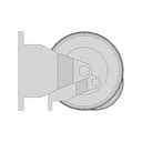 6"X2" Directional And Fix Wheel | High-Quality CAD Model_0_90_degree_snapshot