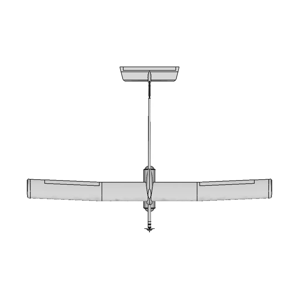 Sky Observer (Skylark) 2M Fixed Wing Fpv Uav | High-Quality CAD Model_0_0_degree_snapshot
