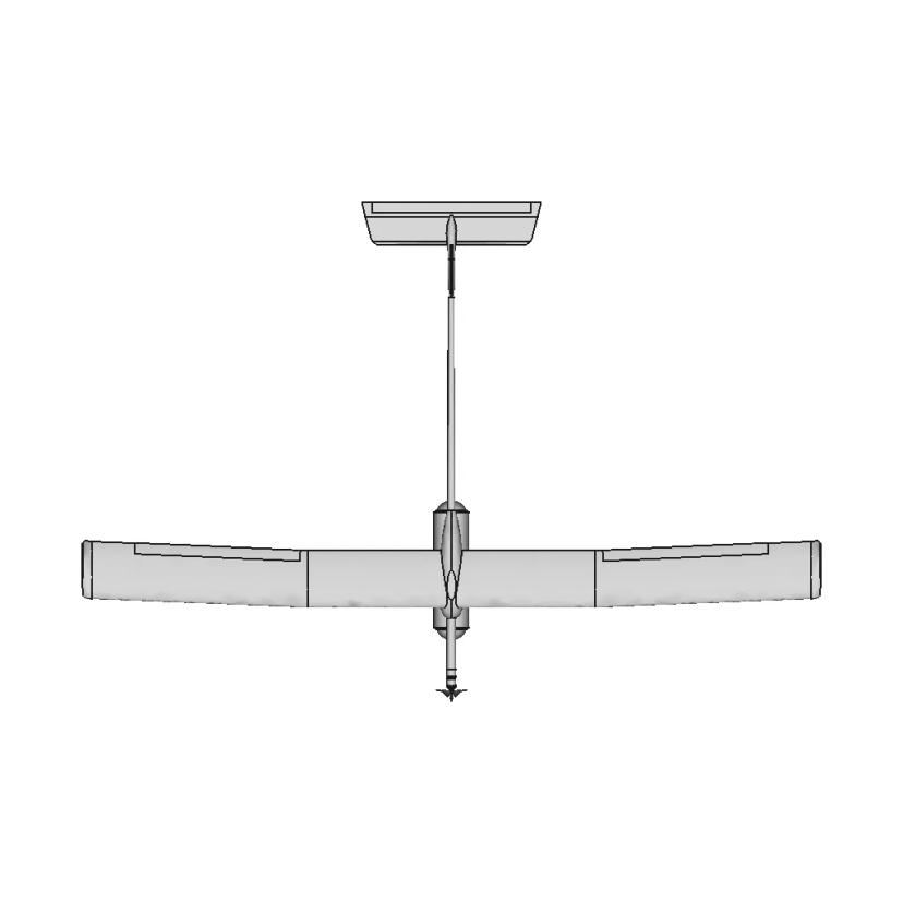 Sky Observer (Skylark) 2M Fixed Wing Fpv Uav | High-Quality CAD Model