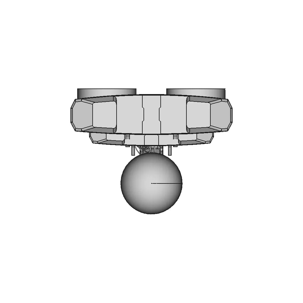 Hydrogen Fuel Cell 2.4 Kw For Uav - Downloadable CAD Representation_0_270_degree_snapshot