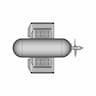 Hydrogen Fuel Cell 2.4 Kw For Uav - Downloadable CAD Representation_90_0_degree_snapshot