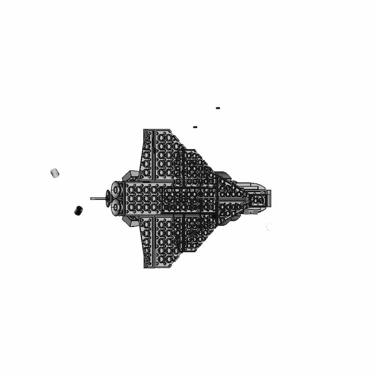 Lego Rymdfärja 31134 - Downloadable CAD Representation