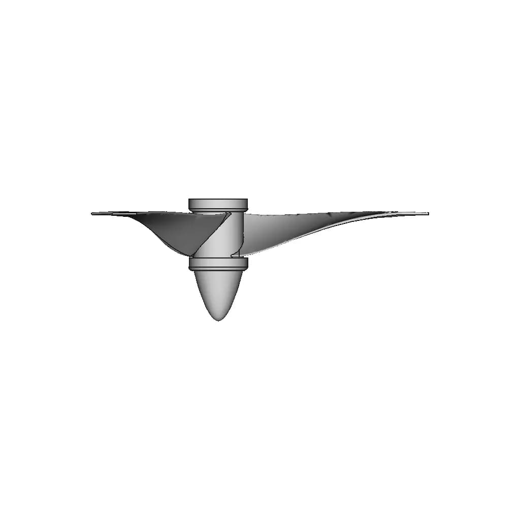 Propeller 3 Blade (3.9In) | High-Quality CAD Model_270_0_degree_snapshot