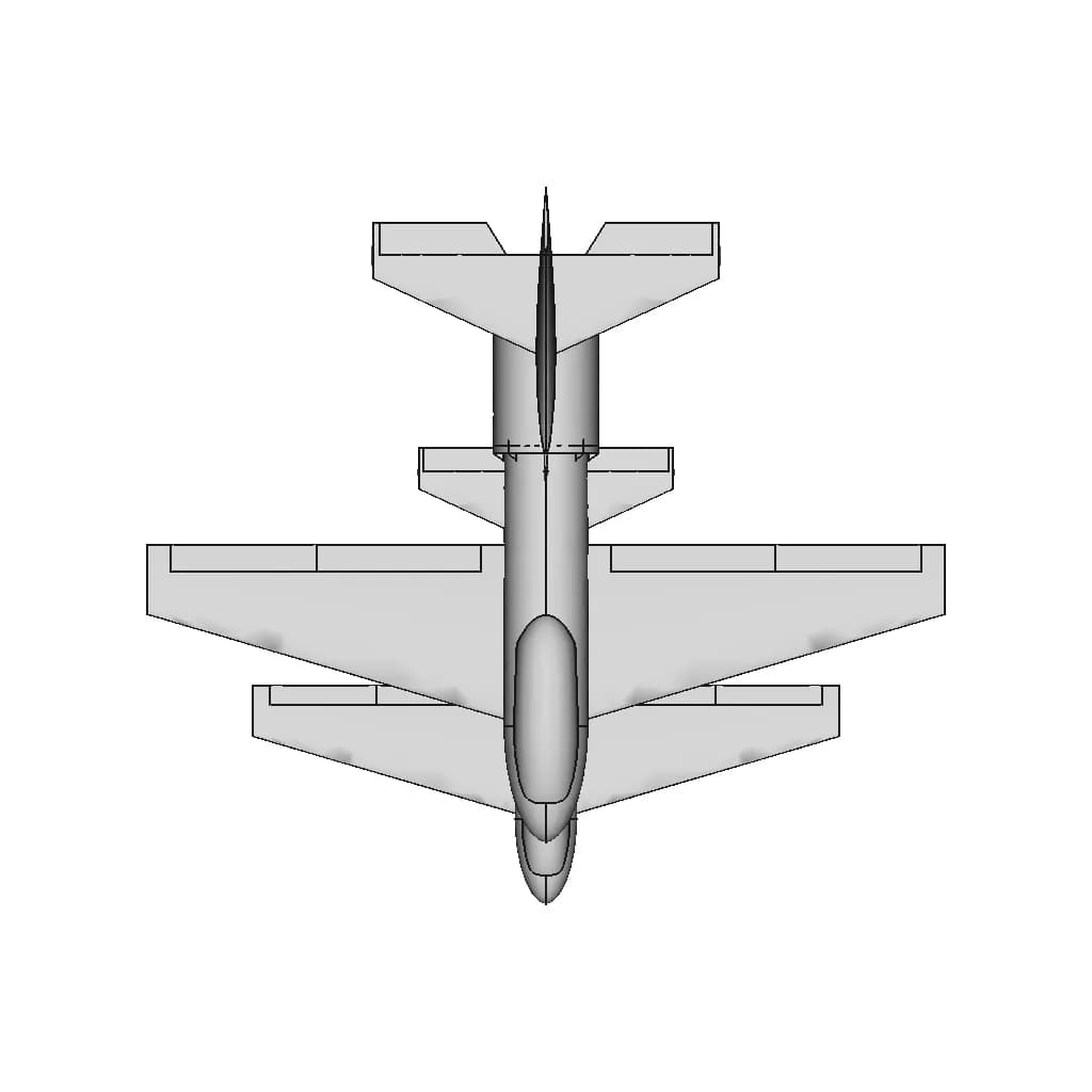 Bv Rocket Mistel | High-Quality CAD Model_0_0_degree_snapshot
