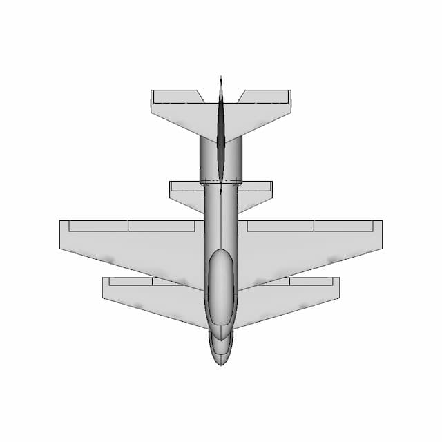 Bv Rocket Mistel | High-Quality CAD Model
