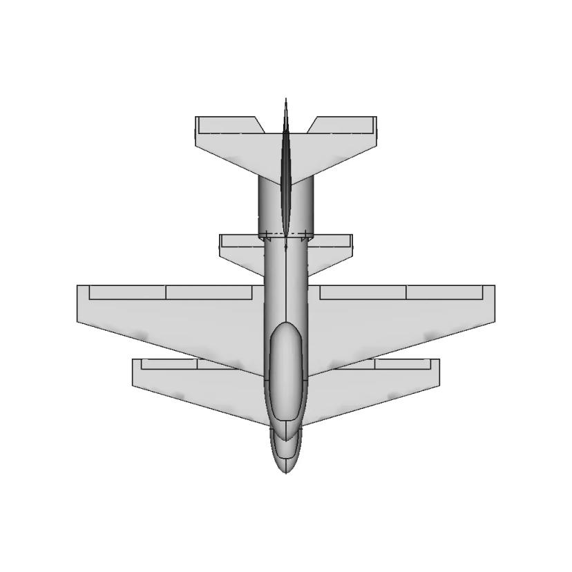 Bv Rocket Mistel | High-Quality CAD Model