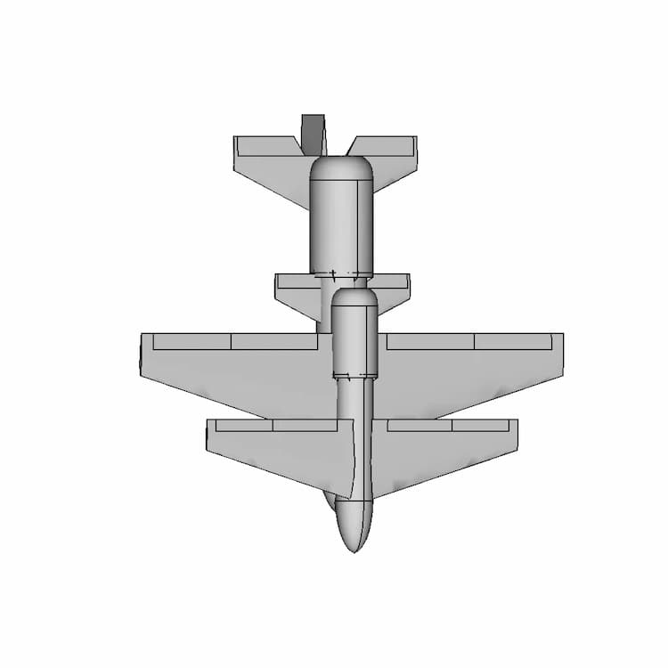 Bv Rocket Mistel | High-Quality CAD Model